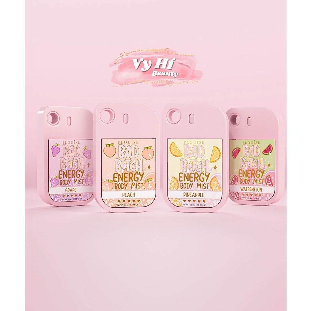 Body mist PLouise Bad Bitch Energy 35ml (kèm dây đeo)