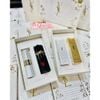 TEM TRUNG - Set YSL VÂN VÀNG gồm 1 son YSL Loveshine Lip Oil full size màu 209 + 1 son kem YSL Ink vỏ trái tim full size màu 416 + 1 túi giấy + 1 box giấy