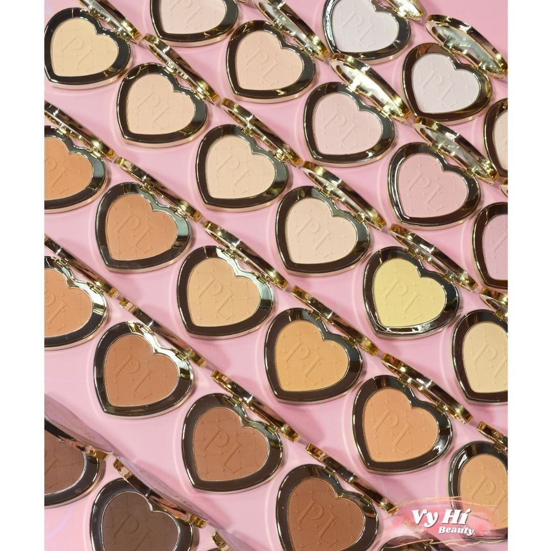 Phấn phủ Plouise TRÁI TIM Full Coverage Under-Eye Brightening Powder 9g