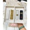 TEM TRUNG - Set YSL VÂN VÀNG gồm 1 son YSL Loveshine Lip Oil full size màu 209 + 1 son kem YSL Ink vỏ trái tim full size màu 416 + 1 túi giấy + 1 box giấy