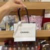 Túi giấy Chanel trắng KÈM NƠ size 14.5x5x9.5 cm