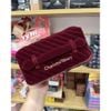 Túi đựng makeup Charlotte Tilbury Đỏ Burgundy sang chảnh 20 x 10 x 10 cm