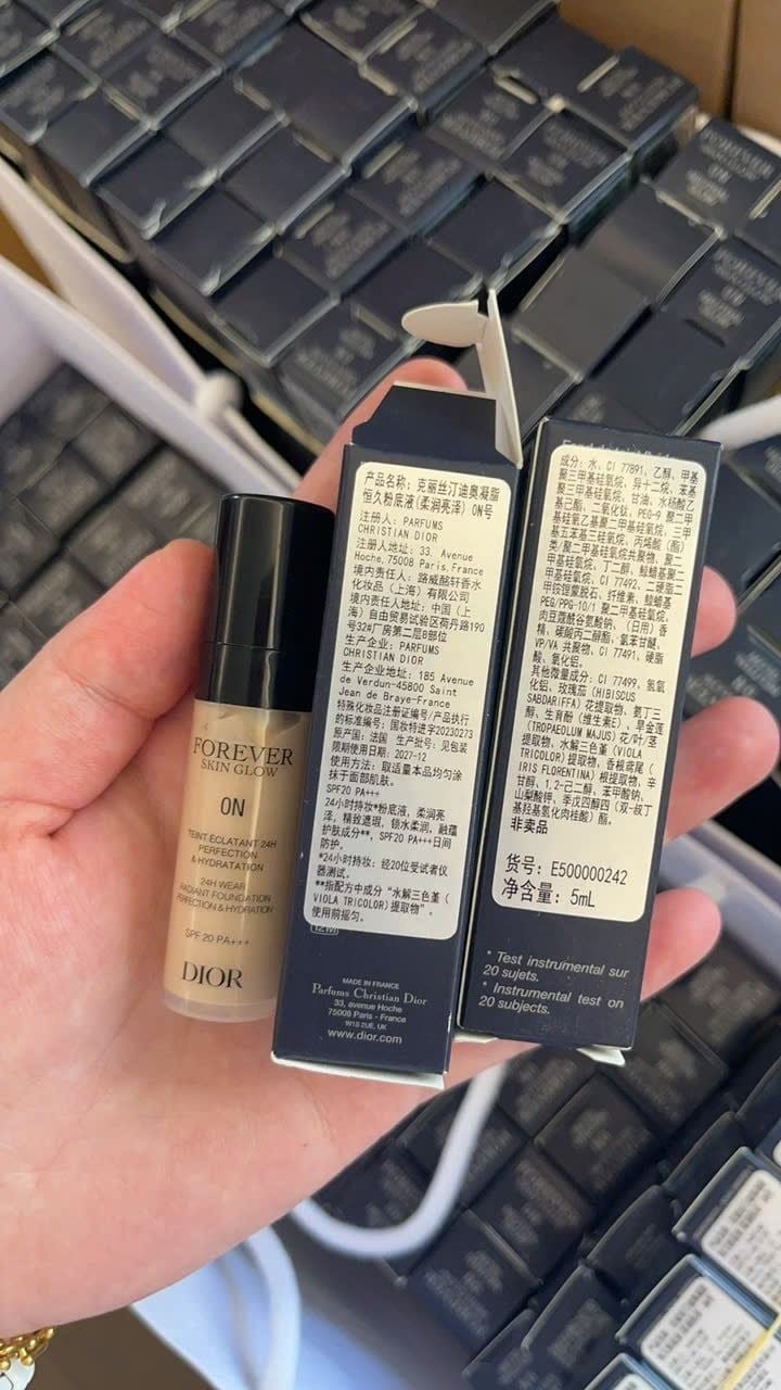 TEM TRUNG - Kem nền Dior Forever Skin Glow 24H Wear Radiant SPF 20 +++ 5ml