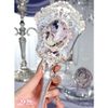 Bản nội địa KNIGHT UNICORN - Gương cầm tay Flower Knows NGỰA kích thước 22 x 9.8 cm
