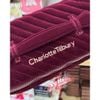 Túi đựng makeup Charlotte Tilbury Đỏ Burgundy sang chảnh 20 x 10 x 10 cm