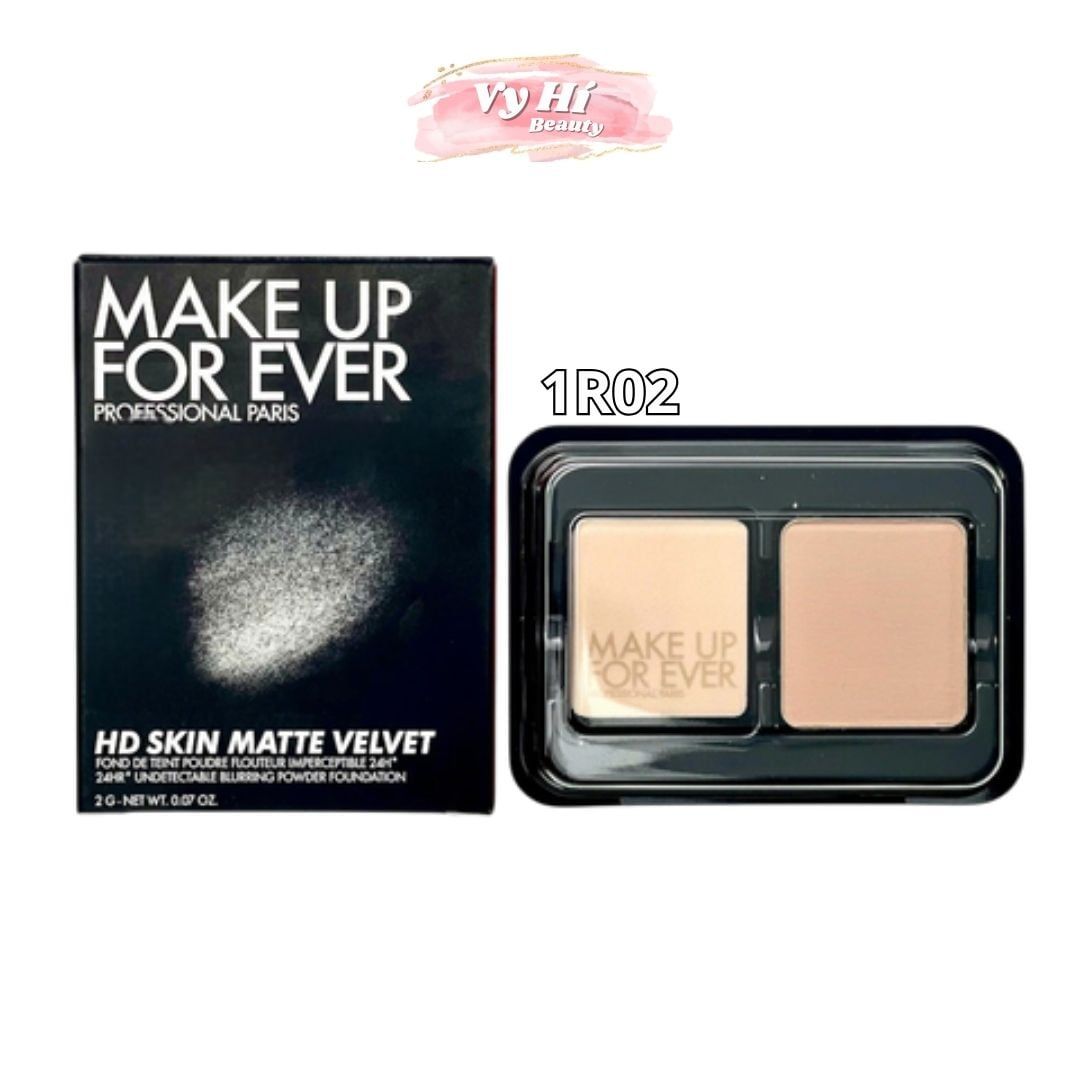 TEM TRUNG - Phấn phủ Make Up For Ever HD Skin Matte Velvet dạng nén 2g