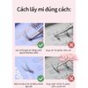 Nhíp gắp mi Mlen Diary Inox Chống Dính Chuyên Nghiệp 3.0 Phủ Lớp Chống Dính Nano
