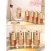 Set Clarins 4 món gồm kem nền Double Serum + kem chống nắng 10ml + nước tẩy trang 30ml + box giấy đỏ