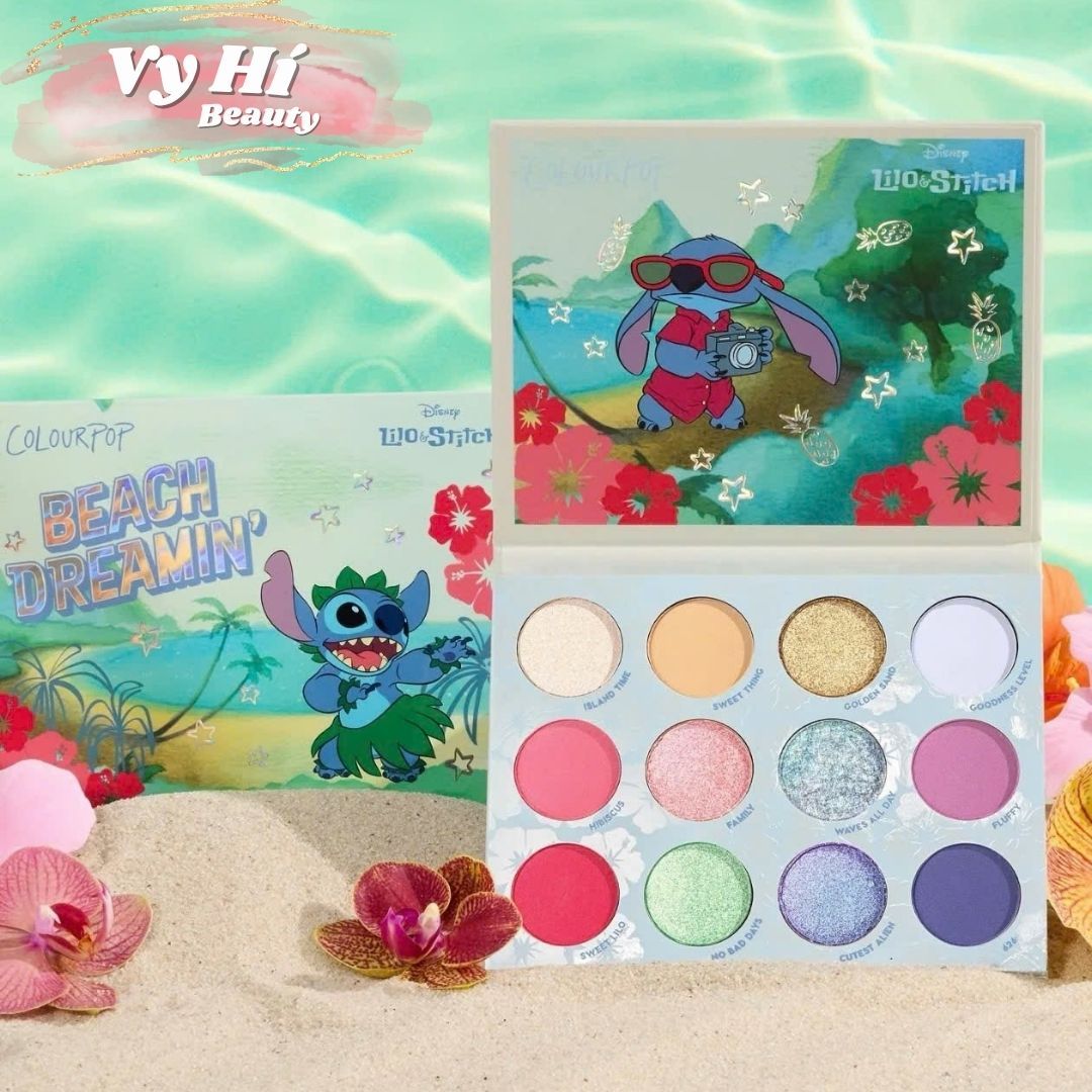 Bảng mắt Colourpop Lilo & Stitch BEACH DREAMIN' 12 ô