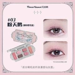 Bản nội địa SWAN BALLET - Bảng mắt Flower Knows THIÊN NGA 6 ô 6.5g