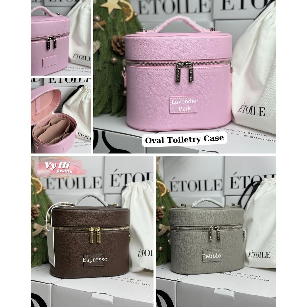 Túi Etoile Oval Vanity Case 20 x 18 x 13 cm