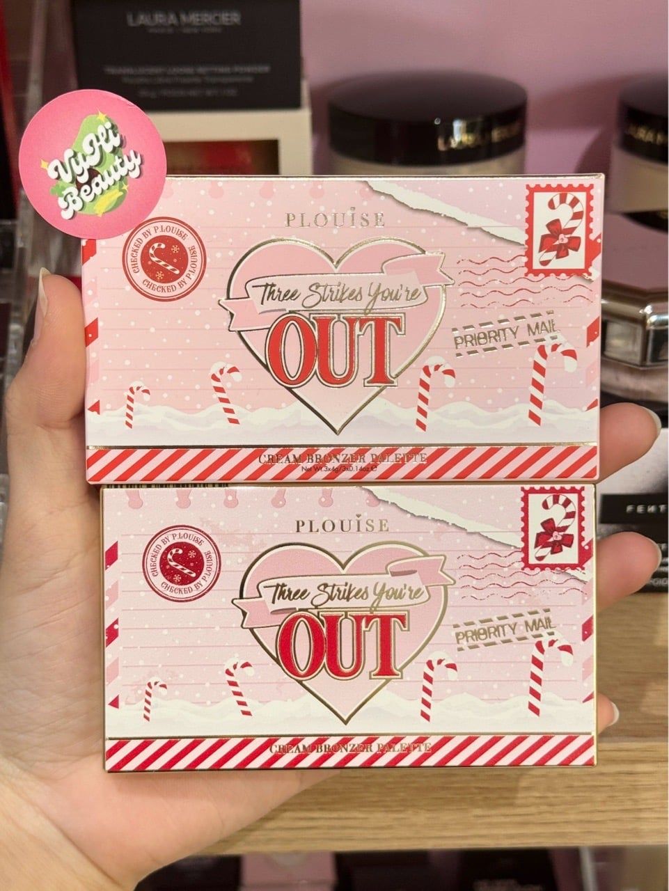 Bảng khối kem PLouise Three Strikes You're Out 3 ô 12g