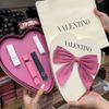 Set Valentino trái tim nơ hồng 6 món giới hạn