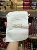 Túi vải Dior dây rút canvas màu trắng