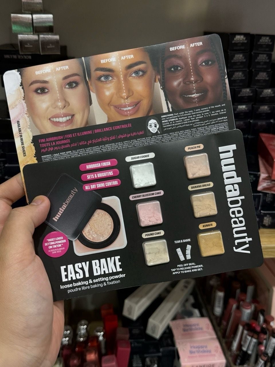 Sample phấn phủ Huda 6 màu x 0.15g