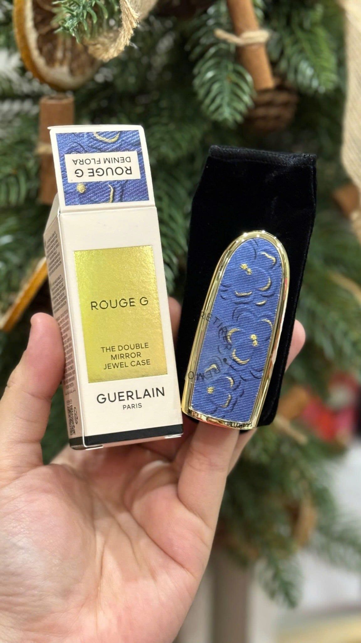 Case son Guerlain phi thuyền (có gương bên trong) KHÔNG KÈM LÕI