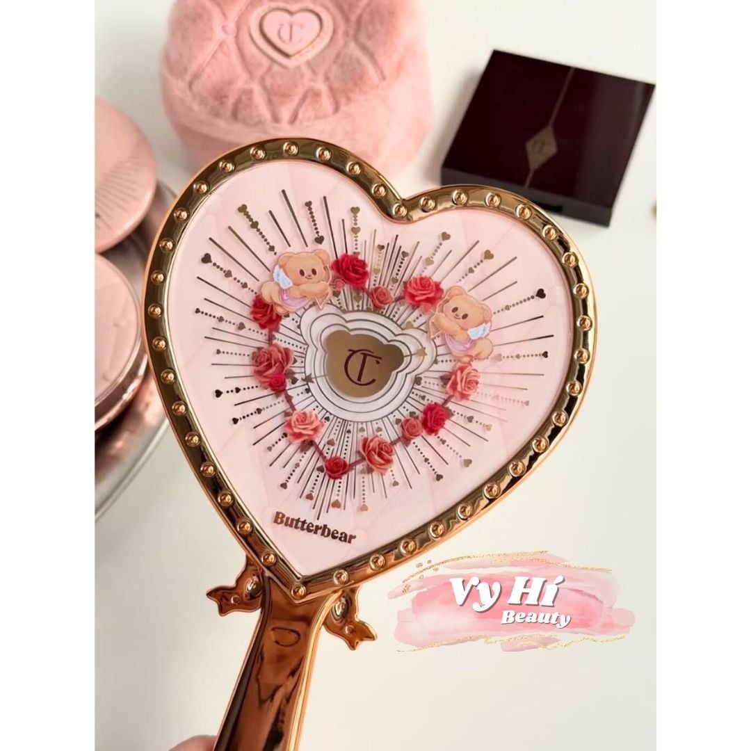 Gương cầm tay Charlotte Tilbury TRÁI TIM 22 x 12 cm