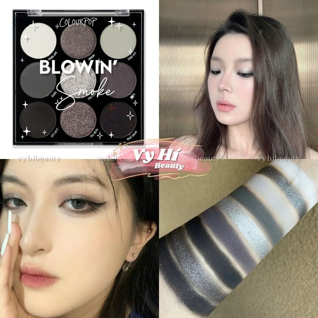 Bảng mắt Colourpop Blowin Smoke 9 ô
