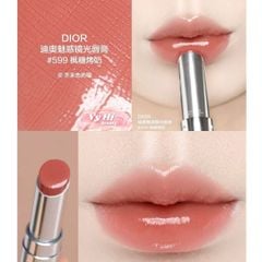 Lõi son thỏi Dior Addict GLASS NẮP BẠC Ultra Shine Lip Gloss Stick Hydrating Vibrant Colour 2.7g
