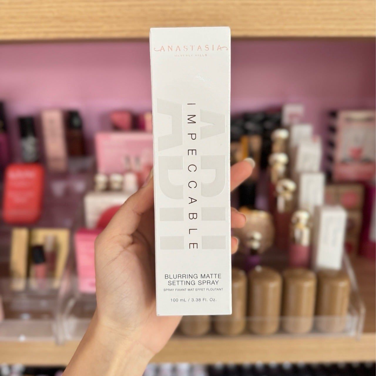 Xịt makeup Anastasia Beverly Hills Impeccable Blurring Matte Setting Spray