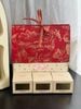Túi giấy Guerlain ĐỎ hoạ tiết ngựa vàng 22 x 14 x 8 cm