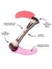 Cọ lẻ DIBS 2 đầu Double-ended Face Brush for Cream and Power