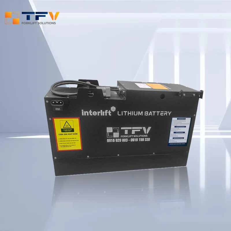 Pin Lithium 48V 460Ah hiệu Interlift cho xe nâng, xe điện
