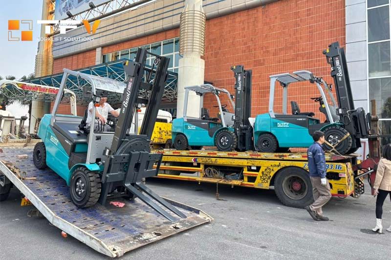 Xe nâng điện 5 tấn