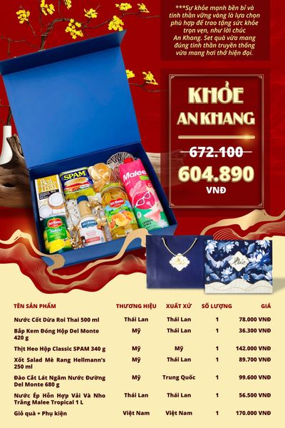 Hộp Quà Tết “Khỏe An Khang”