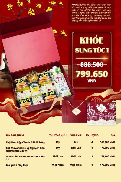 Hộp Quà Tết “Khỏe Sung Túc 1”