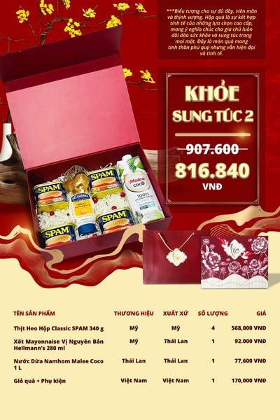 Hộp Quà Tết “Khỏe Sung Túc 2”