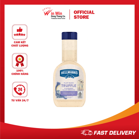 Xốt Salad Vị Nấm Truffle Hellmann's 250ml - Thương Hiệu Mỹ, SX Thái Lan | Hellmann's Truffle Flavored Salad Dressing 250ml