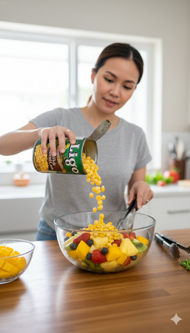 Bắp / Ngô Hạt Đóng Hộp Ligo 410 g - Thương Hiệu Mỹ, SX Thái Lan | Ligo Canned Whole Kernel Corn In Brine 410 g