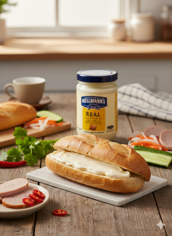 Xốt Mayonnaise Vị Nguyên Bản Hellmann’s 220ml - Thương Hiệu Mỹ, SX Thái Lan | Hellmann’s Real Mayonnaise 220ml