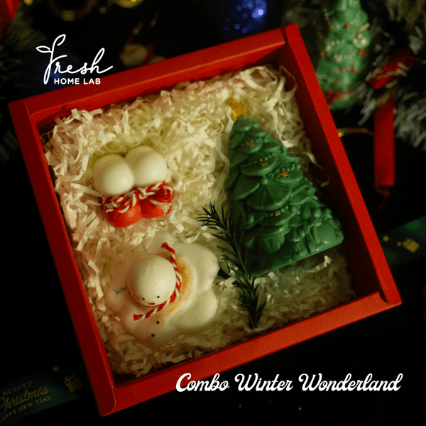  BỘ SƯU TẬP NẾN THƠM GIÁNG SINH | Nến Noel Hương Đặc Trưng Tinh Dầu Thư Giãn | Fresh Home Lab 