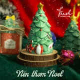  NẾN THƠM NOEL HÌNH CÂY THÔNG | Nến Giáng Sinh Trang Trí Nhà Cửa | Fresh Home Lab 