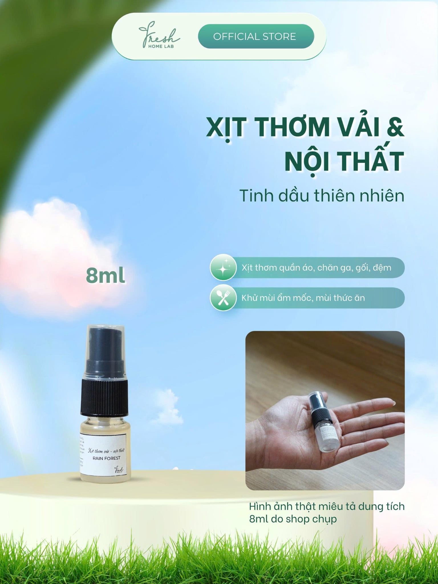 Xịt thơm quần áo, nội thất Cloud Dream 