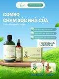  Combo Chăm sóc nhà cửa - Đuổi côn trùng đón tết (Nước lau sàn, Sáp thơm và Bình xịt khử mùi tinh dầu.) 
