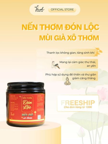  NẾN THƠM ĐÓN LỘC | Mùi Già & Xô Thơm Tự Nhiên | Quà Tặng Tết Ý Nghĩa | Fresh Home Lab 