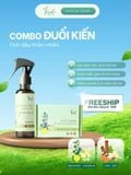  Combo Đuổi kiến hiệu quả - Sáp đuổi côn trùng, bình xịt tinh dầu khử mùi, thơm phòng 