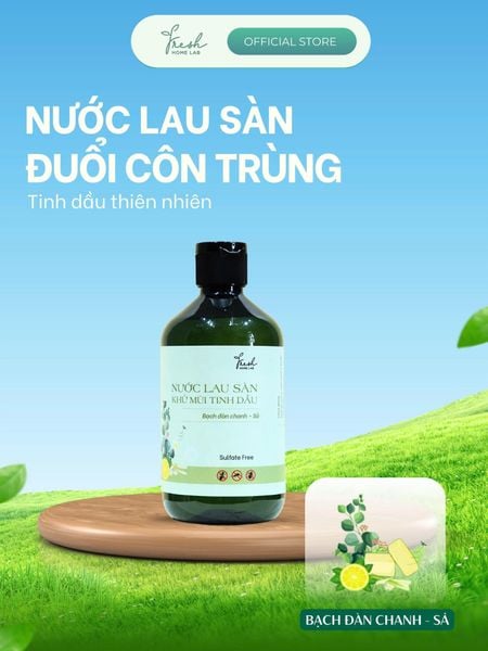  Nước Lau Sàn Nhà Tinh Dầu Bạch Đàn Chanh - Sả Hữu Cơ An Toàn Cho Sức Khỏe Cả Gia Đình 