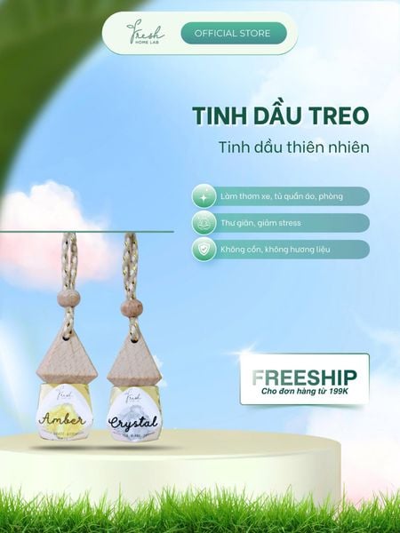  Tinh dầu treo thiên nhiên nhiều mùi hương Fresh Home Lab 