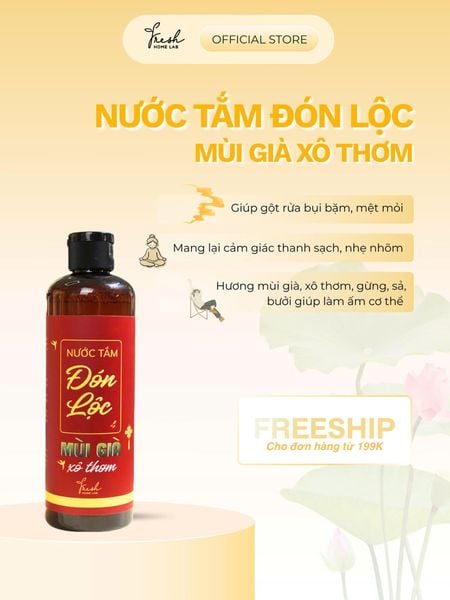  NƯỚC TẮM ĐÓN LỘC MÙI GIÀ XÔ THƠM | Tinh Dầu Thiên Nhiên Thư Giãn Thanh Lọc | Đón Lộc May Mắn | Fresh Home Lab 