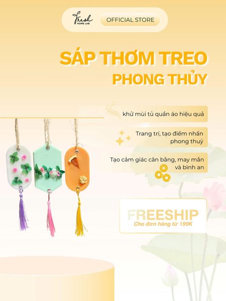  Sáp thơm phong thủy 5 màu - 5 mùi 