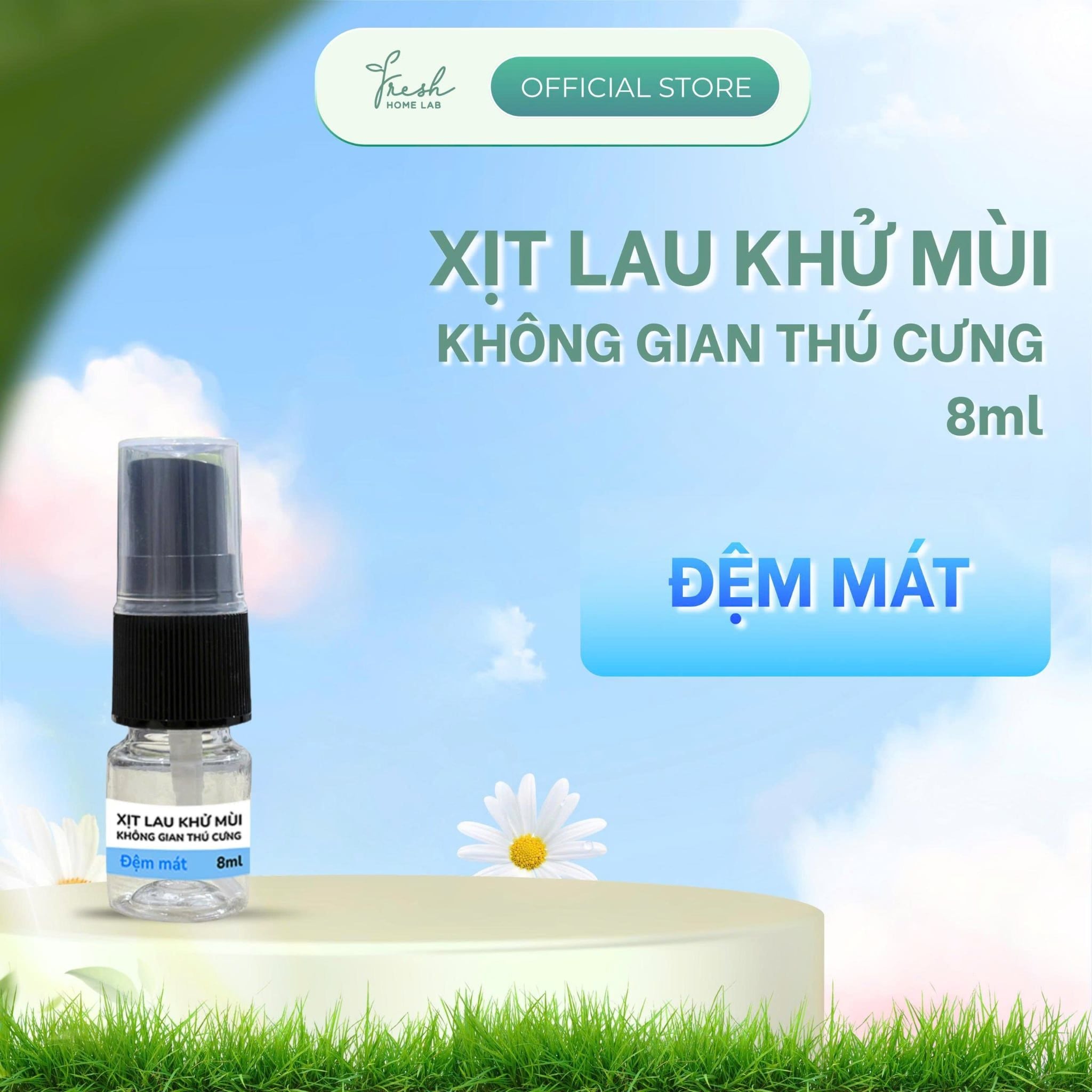  Khử Mùi Hôi Thú Cưng Xịt Lau Không Gian Đa Năng Tinh Dầu Thiên Nhiên An Toàn - Fresh Home Lab 