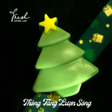  NẾN THƠM NOEL HÌNH CÂY THÔNG | Nến Giáng Sinh Trang Trí Nhà Cửa | Fresh Home Lab 