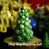  NẾN THƠM NOEL HÌNH CÂY THÔNG | Nến Giáng Sinh Trang Trí Nhà Cửa | Fresh Home Lab 