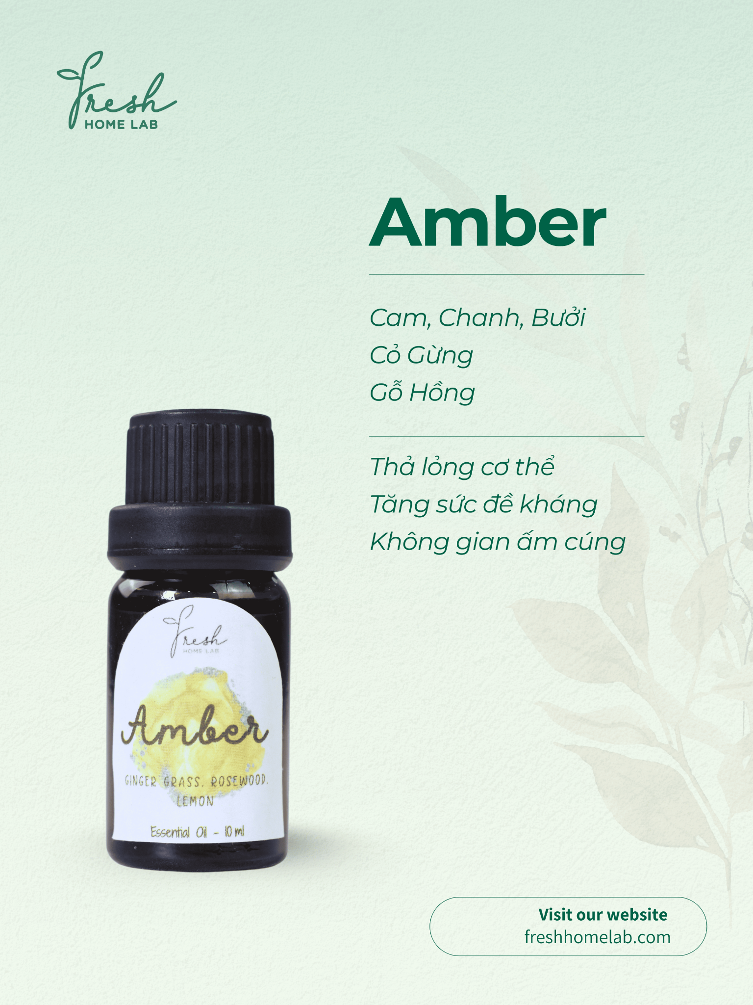  Tinh dầu thiên nhiên xông phòng Fresh Home Lab 