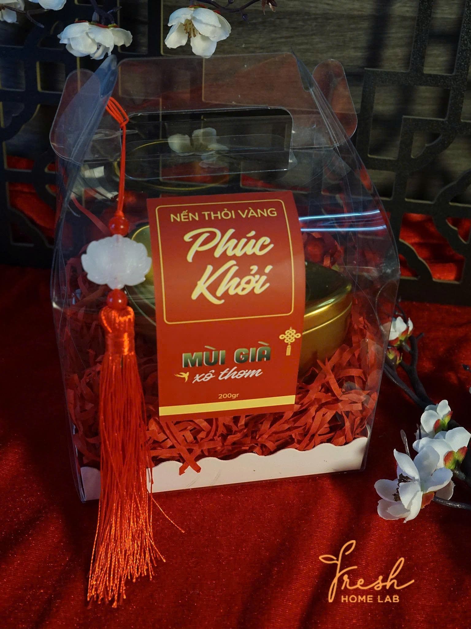  SET QUÀ TẶNG TẾT PHÚC LỘC TÀI | Bộ 3 Nến Thơm Mùi Già Thanh Tẩy Đón Lộc | Fresh Home Lab Chính Hãng 