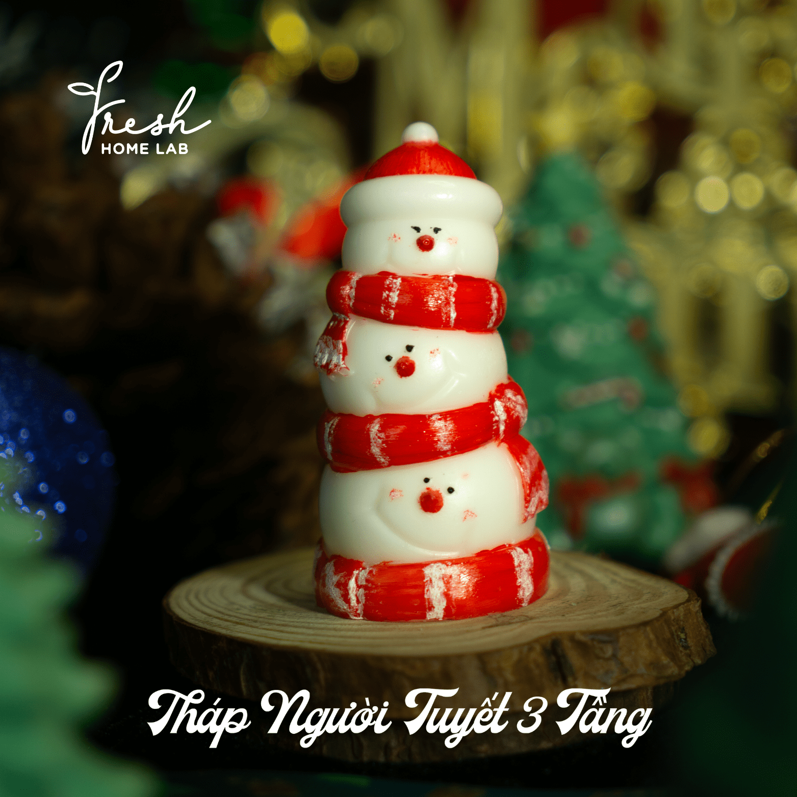  BỘ SƯU TẬP NẾN THƠM GIÁNG SINH | Nến Noel Hương Đặc Trưng Tinh Dầu Thư Giãn | Fresh Home Lab 